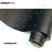 Car Wrapping Film Frosted Matte Black Bubble Free Vinyl Film Auto Color Change Decal Motorcycle Sticker Exterior Car Accessories 4