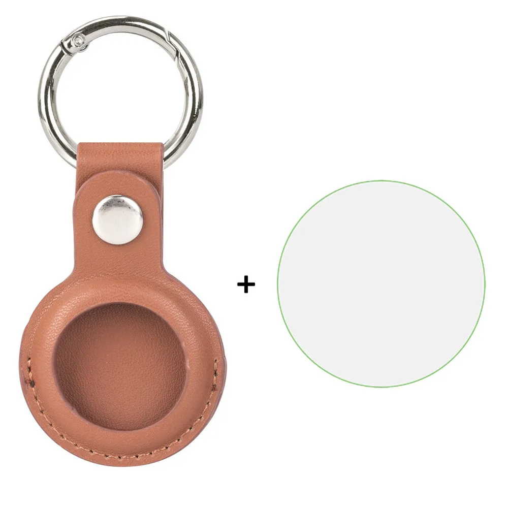 2020 new For AirTags Cover  Leather Protection Anti-Lost Protective Case For Apple Locator Tracker Cover 