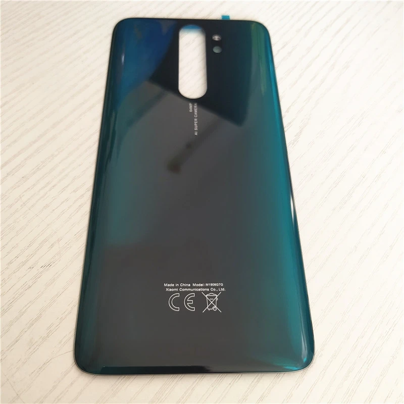 

Оригинальное стекло для Xiaomi Redmi Note8 Pro Note 8 Pro, 15 шт., задняя крышка аккумулятора, запасные части корпуса + клейкая наклейка