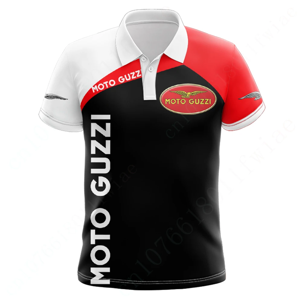 

Moto Guzzi Casual Polo Shirts And Blouses Quick Drying Short Sleeve Top Unisex Clothing Anime T Shirt For Men Harajuku Golf Wear