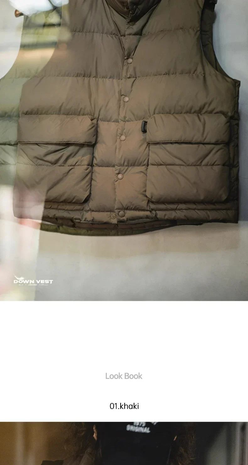 Maden Men's Puffer Vest Styling 3