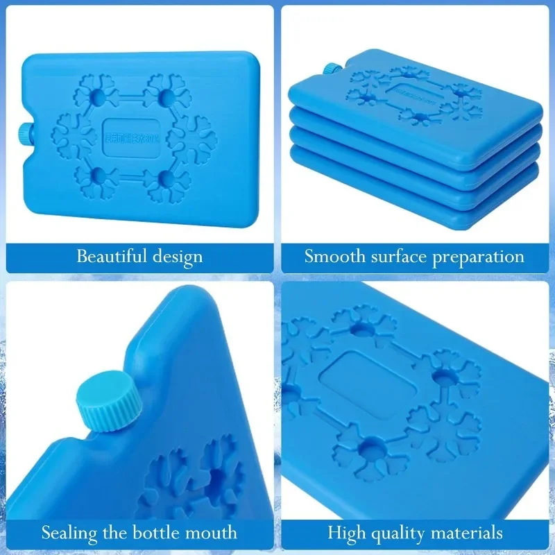 Cloth Ice Pack Ice Pack Wine Ice Pack Ice Pack Bag 4-Pack Ice Pack Set Long-lasting Ice Packs for Lunch Boxes and Coolers Keep Food Fresh in Lunch Boxes and Breast Milk Bags