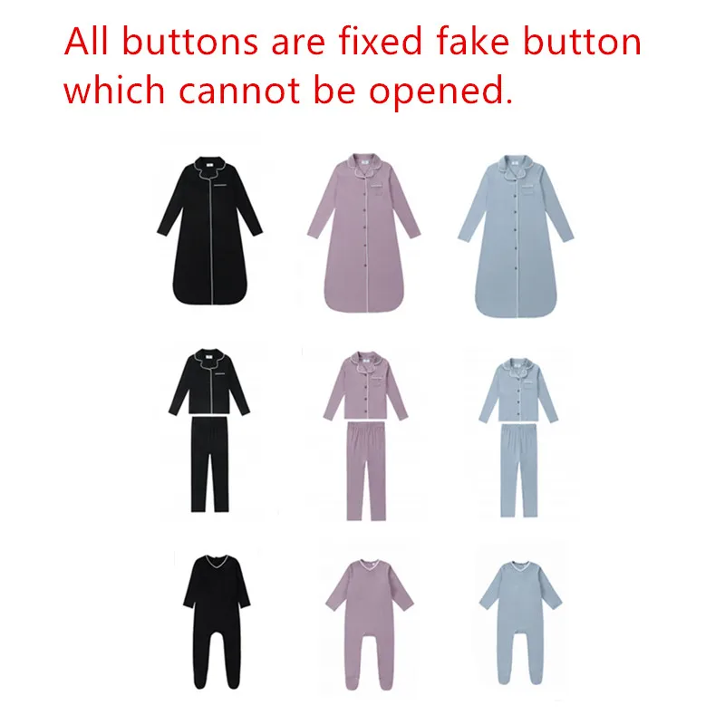 AP Modal butter soft pj family matching clothes kids boys girls spring summer casual clothing 2
