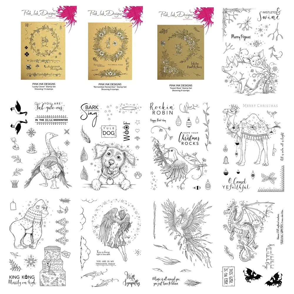 

Angelus Lucky Clover Camel Rockin 2022 New Clear Stamps For Scrapbooking Paper Making Account Craft Set Card Transparent Seal