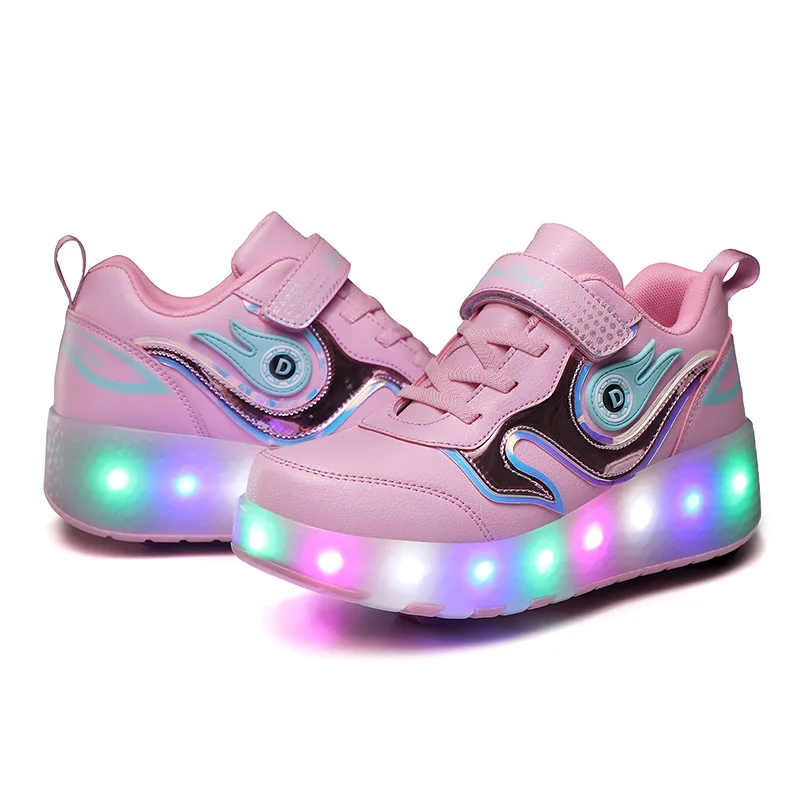 Patinaje Zapatillas Con Luces Amazon Tenis Patines Niña Bloossom