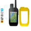 Protective Case + 2pc 9H Tempered Glass Screen Protector Shield Film for Garmin Alpha 300i 300 200i 200 Handheld GPS Accessories 1