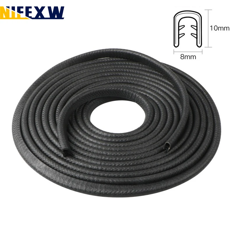 

Car Door Anti-Collision U-Shaped Decorative Strip Anti Friction Anti Scraping Body Door Edge Sealing Strip Protective Sticker