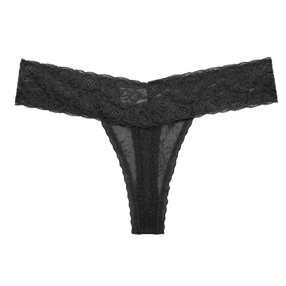 

Women Traceless Lace Thong Sexy Underwear Ladies Floral Bikini Underpants Girls Low Waist Panties Comfortable Female Lingerie