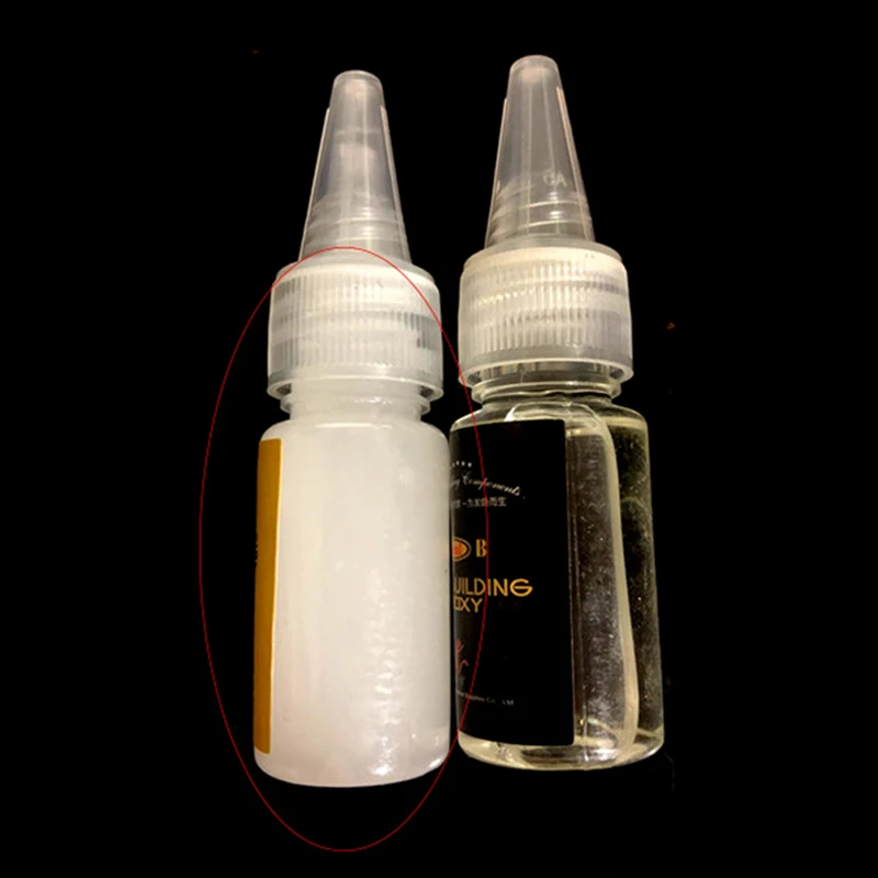Fishing Rod Glue 2Pcs Fishing Rod Epoxy Resin AB Glue Transparent for Twine Rods Accessories Paint fishing accessories