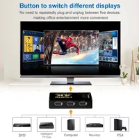 5x1 HDMI Switch HD 4K Video Switcher With IR Remote Controller 5 Input 1 Output HDMI Switches for Xbox PS4 DVD HDTV PC Laptop TV - Image 2