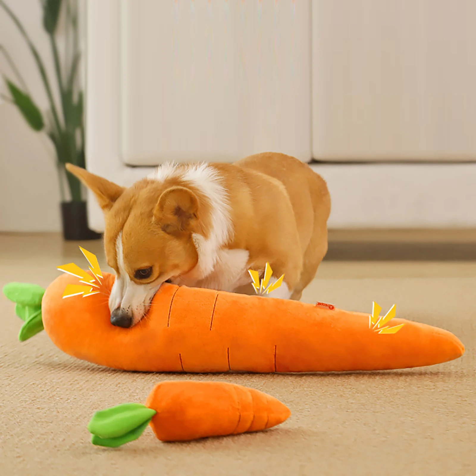 

1pc Carrot sounding toy Dog Chewing Toy