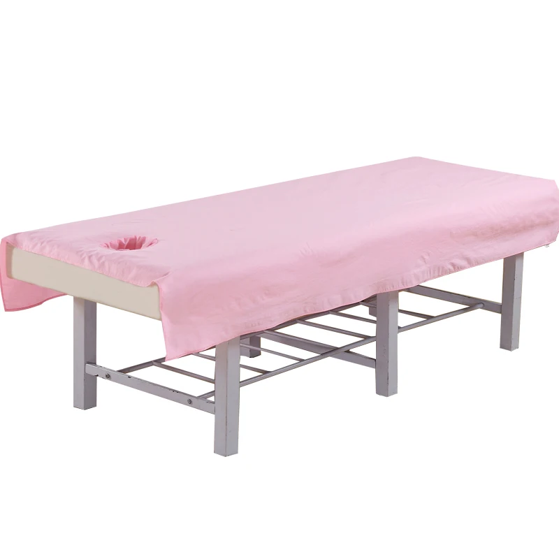 Waterproof Oilproof Bed Sheet for Beauty Salon SPA Massage Bedspread Bed Table Cover Sheets With/no Hole 5