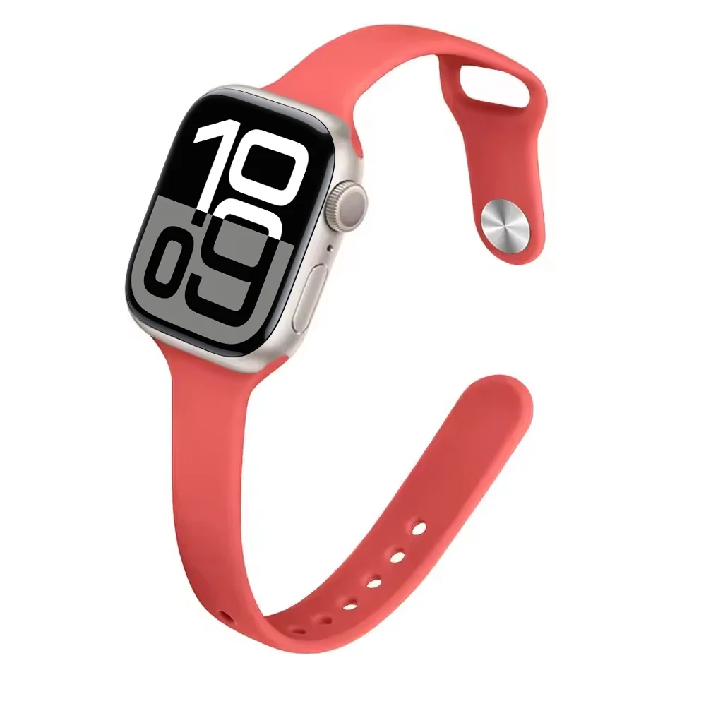 Breathable Silicone Strap for Smartwatch - Elegant Bracelet Design