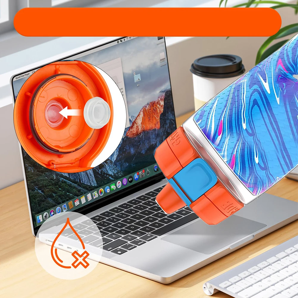 Sports Water Bottle Portable Water Bottle 6 Pcs Dispensing Valves Replacement Valves with Screwdriver Silicone Valve No Leak Compatible with Gatorade Gx Water Bottle