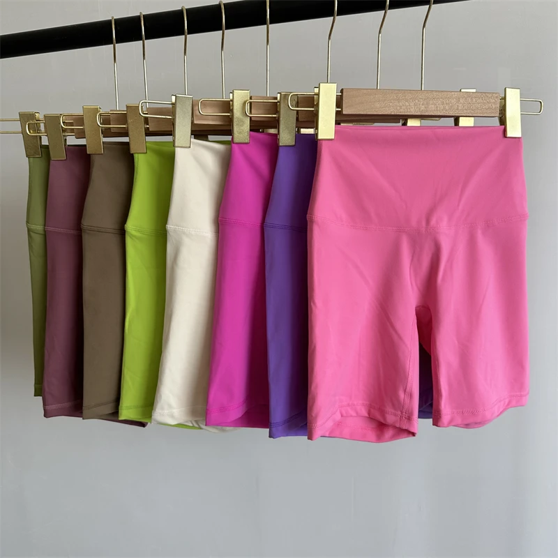 Women Cycling Shorts Yoga Sports Shorts Gym Fitness High Waist Hip-Lifting Elastic Slimming women shorts