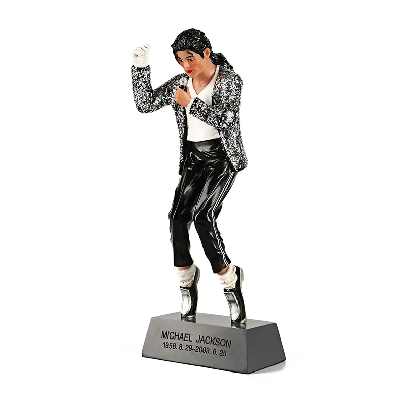 Dancer Michael Jackson Action Figure Simulation Portrait 20cm President  Churchill Figurine Ornaments Room Decoration Model Toys