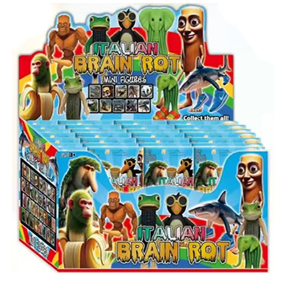 NEW Blind box Italian Brainrot AI Animals Tung Tung Tung Sahur