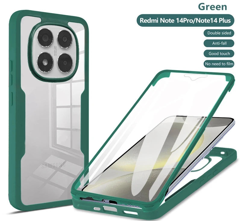 Shockproof 360° Full Cover Soft Silicone Bumper Case