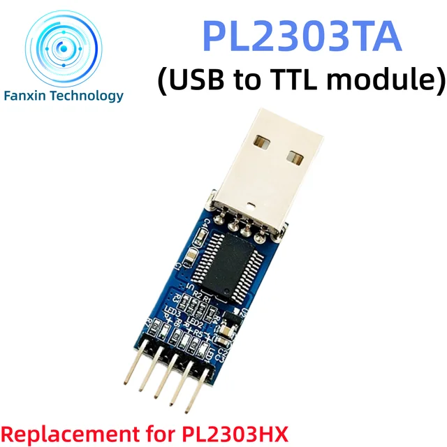 6-1 pcs，PL2303 USB To RS232 TTL Converter Adapter Module DC 3.3V 5V PL2303HX STC Microcontroller Brush Machine Board