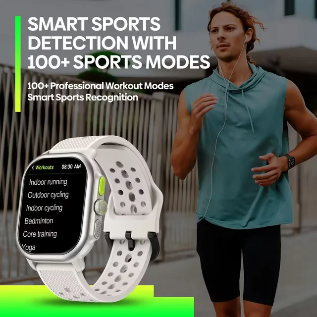 New Zeblaze Beyond 3 Pro GPS Smart Watch 2.15" AMOLED Display Built-in GPS & Route Import Make/Receive Phone Calls Smartwatch 4