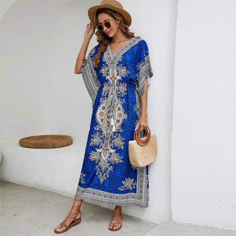 white christmas dresses Smock Dress | Casual Summer Dresses | Dress With Pockets main image 0