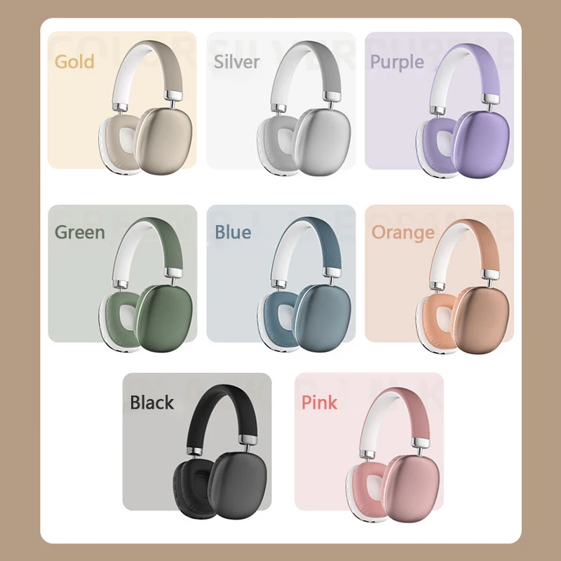 Wireless Bluetooth Headphones Stereo Earphones Super Bass Noise Reduction Mic For Iphone Laptop PC TV Sumsamg Android IOS