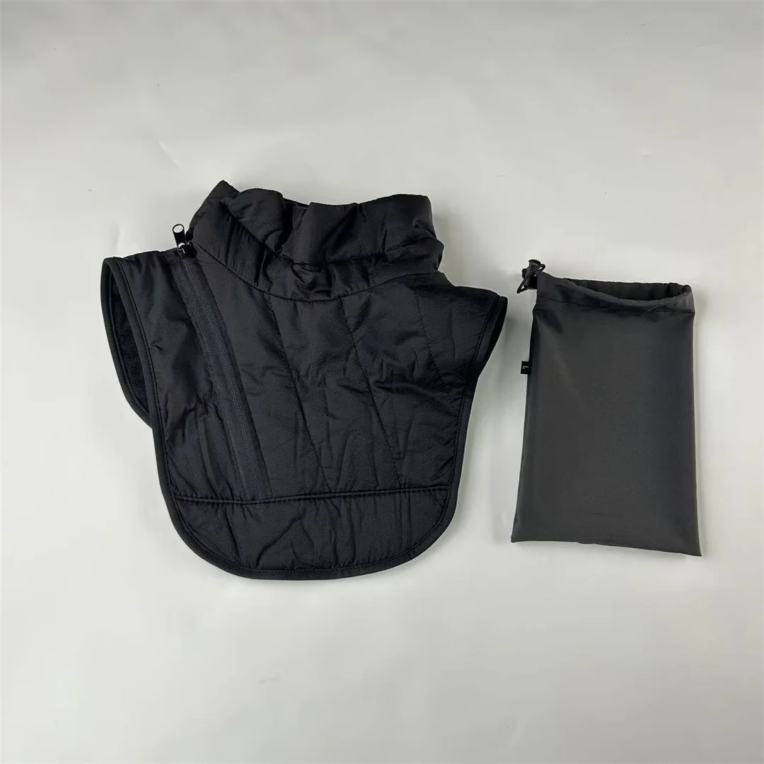 Windproof scarf, winter cycling neck, cold protection, neck and chest with fleece, outdoor sports, skiing, warm neck cover