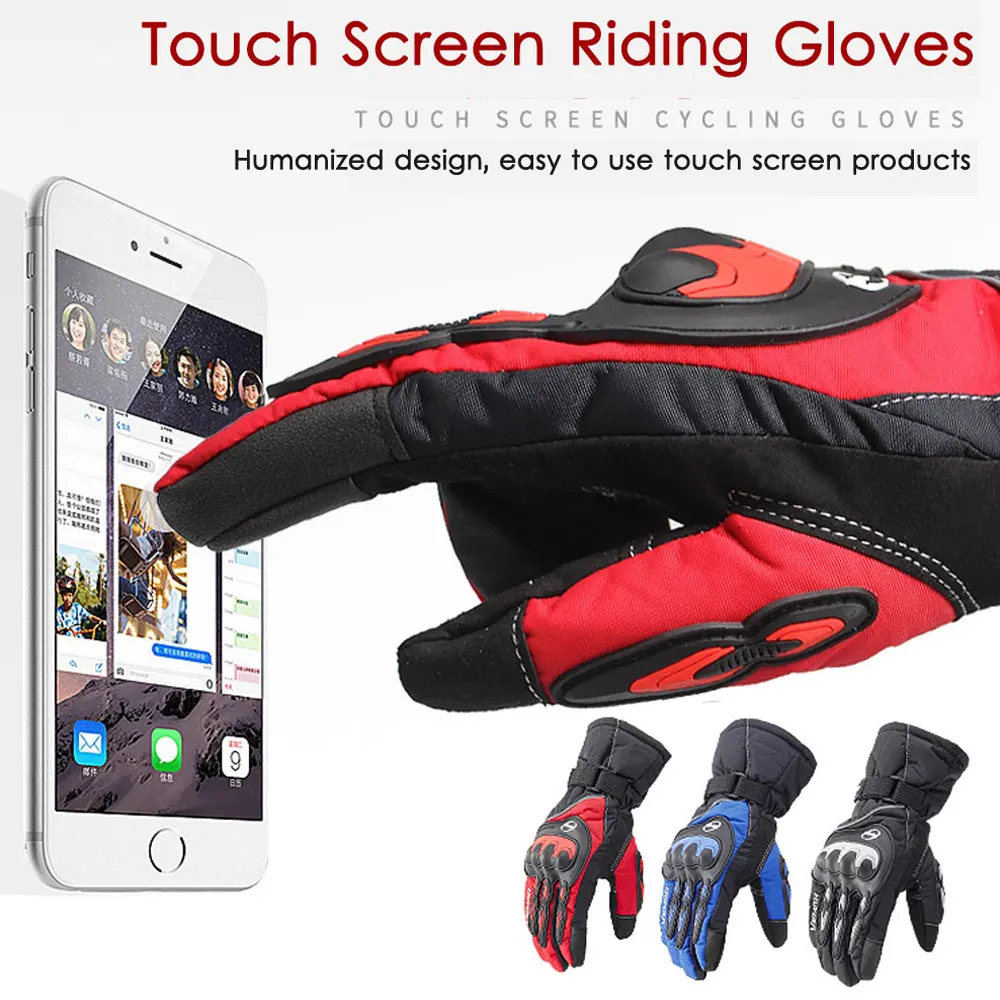 X TIGER Pantalla Táctil Guantes De Bicicleta Invierno Térmico A Prueba De  Viento Cálido Dedo Completo Guantes De Ciclismo Impermeable Guante De  Bicicleta Para Hombres Y Mujeres Por Buy366, 83,04 €