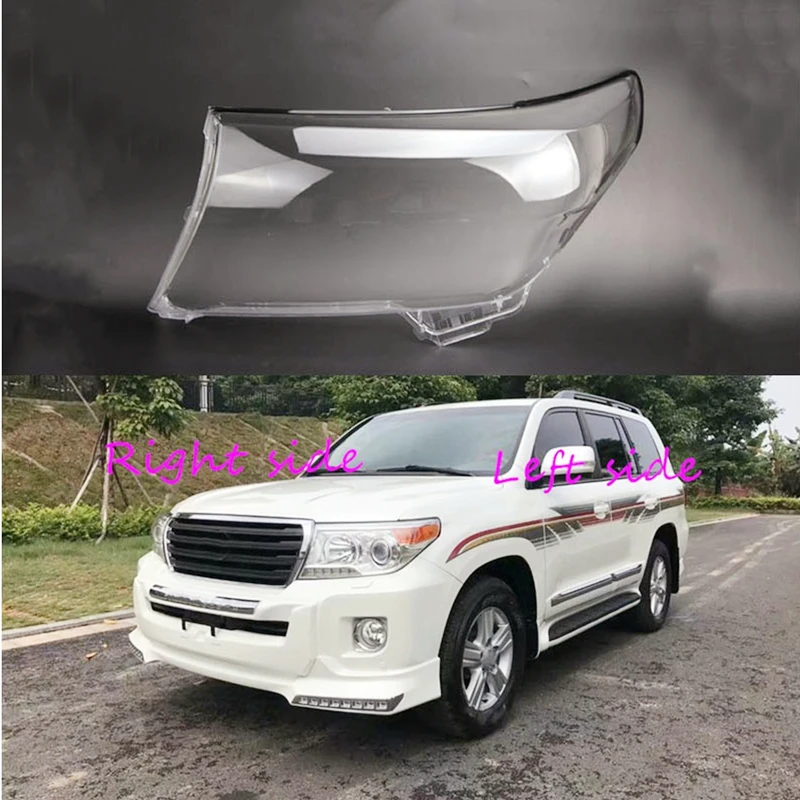 

For Toyota Land Cruiser LC200 2012 2013 2014 2015 Car Headlight cover Headlamp Lens Auto Shell Cover