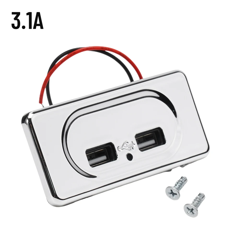 Type 1] Medium-Sized DC 5V 3.1A Dual USB Port Cars Charger Socket Out