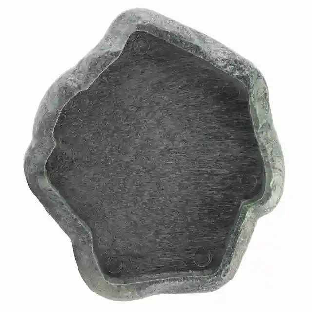 ABS Resin Durable Reptile Rock Food and Water Dish Feeder Bowl for Tortoise Lizard ABS Resin Durable Reptile Rock Food and Water Dish Feeder Bowl for Tortoise Lizard