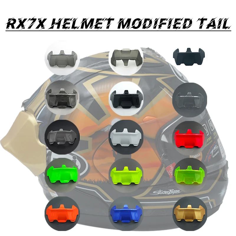 

Задний спойлер для мотоциклетного шлема для RX7X RX-7X RR5 VZ-Ram RX7V RX7 GP Helmet RX7X RR5 Profile-V спойлер, аксессуары