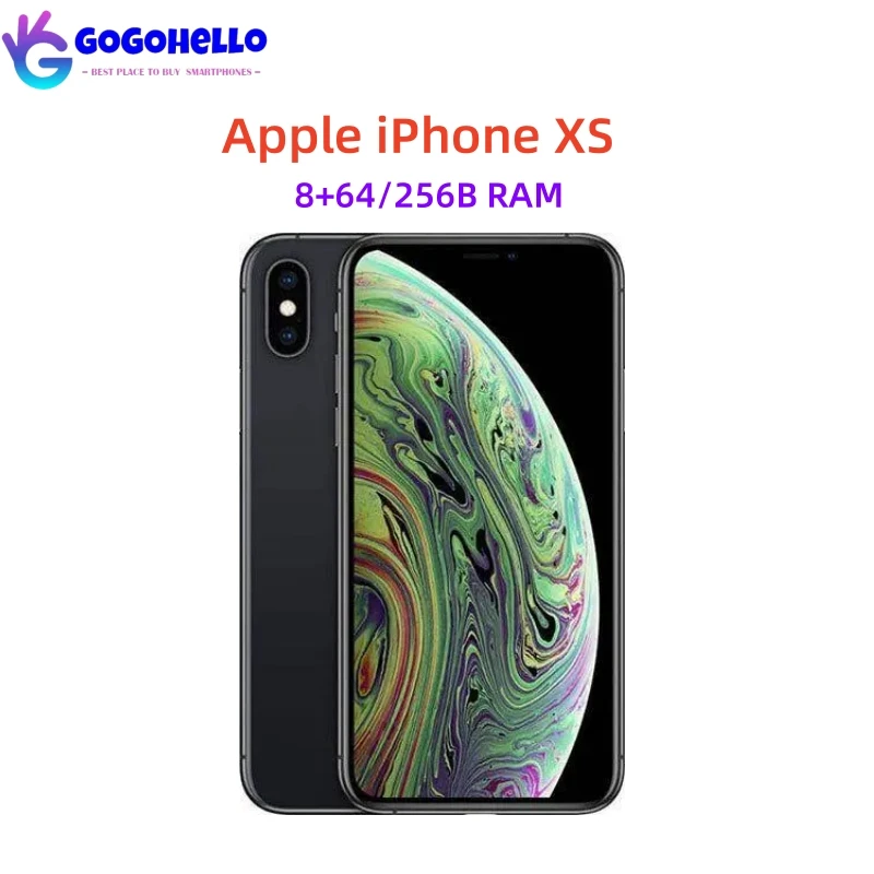 Apple Iphone Xs 64/256Gb Rom 4Gb Ram Ios A12 6.1 ''2658Mah A12 Bionic Hexa Core Dual 12Mp Face Id Telefono Sbloccato Originale