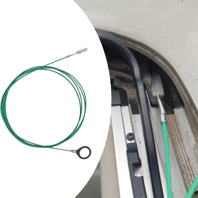 BOXOB Auto Schiebedach Reinigungsset - 300cm Abflussbürste Mit Spritze & Bürsten