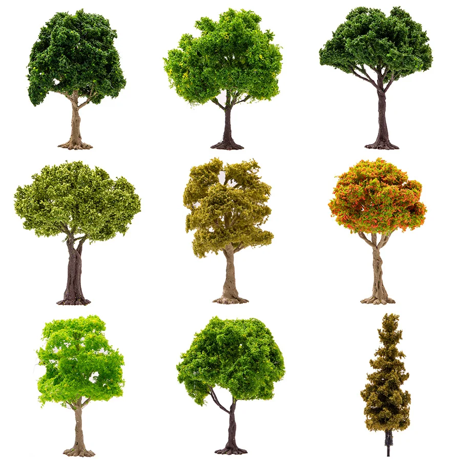 1Pcs Mini Simulation Wire Tree/Trunk Tree Model Height 10-15cm Plants Materials For Making Diy Sand Table Landscape Layout Kit 6