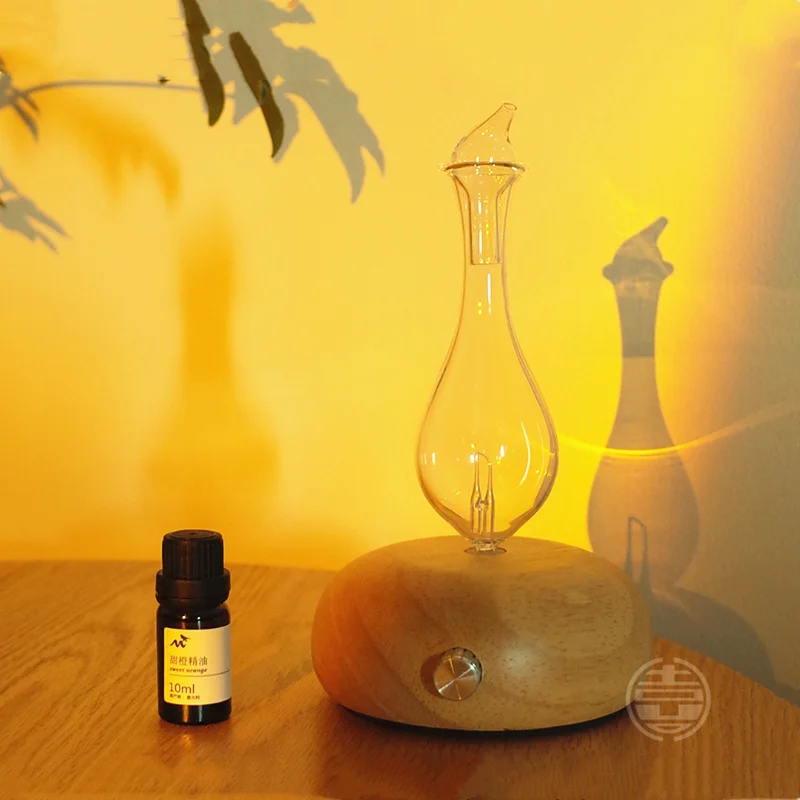 WaterlessEssentialOilDiffuserGlassNebulizerHotelAromatherapyAir