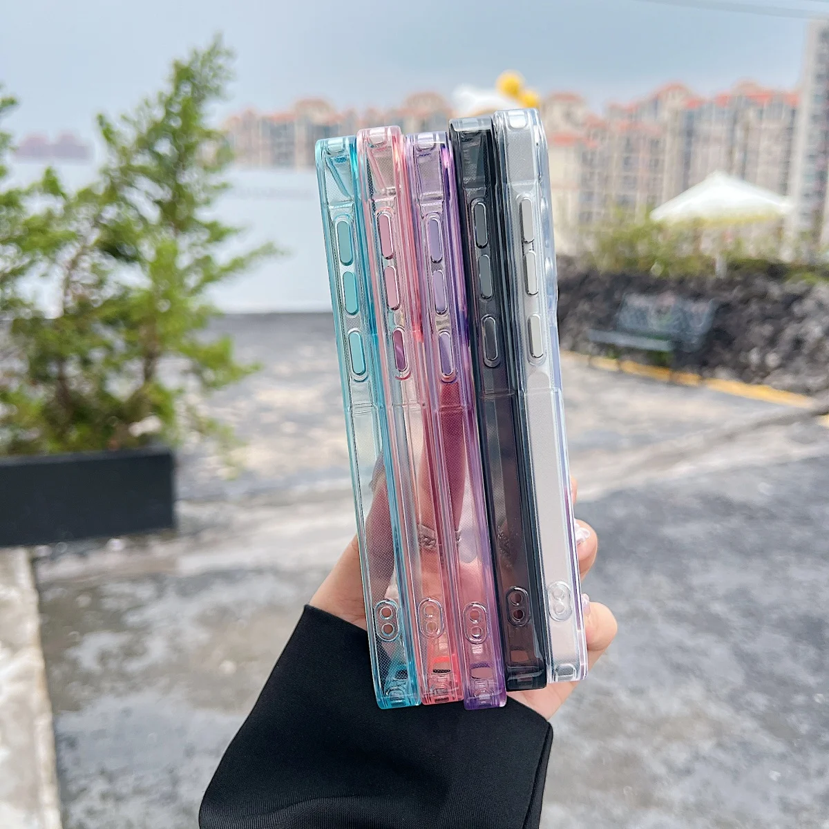 Luxury Gradient Laser Aurora Phone Case