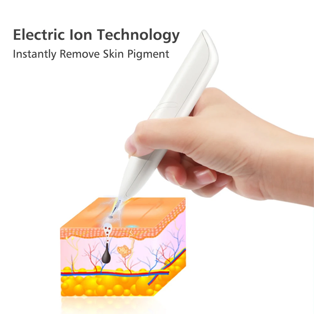 Mini Laser Plasma Pen Portable Freckle Removal Machine Skin Face Wart Tag Remover Tool Household Black Dots Tattoo Remover Pen
