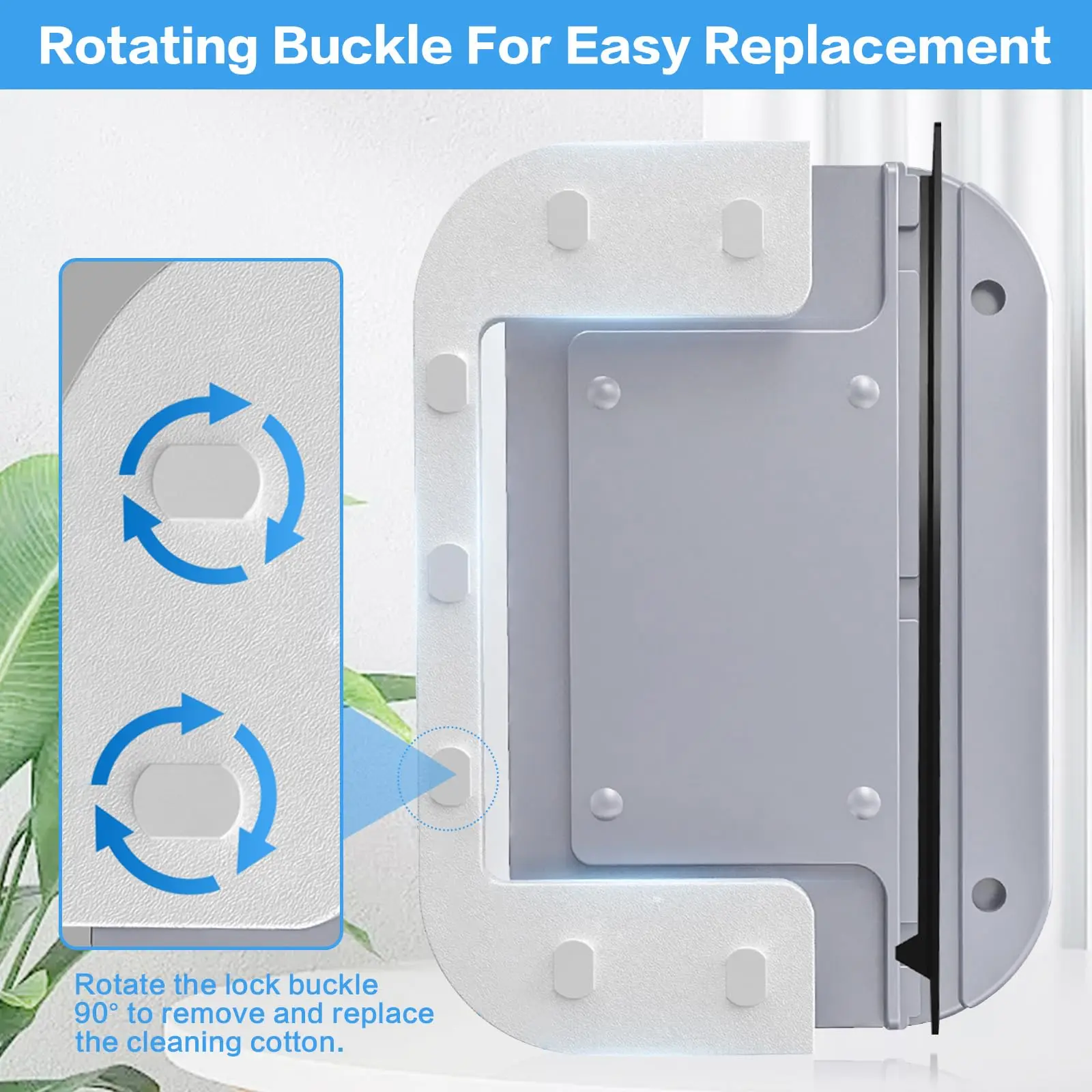 Glass Wiper Wash Magnetic Window Double Sided Cleaning Brush Household Magnetic Brush for Washing Windows Home Cleaning Tool New