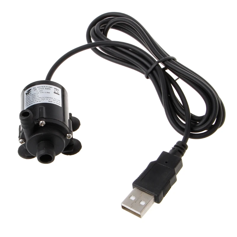 

USB Solar Power Hot Circulation Water Pump Brushless Motor Aquarium Submersible L9BE