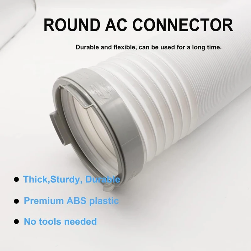 Air Conditioner Accessories Air Hose Connector 150mm Portable Replacement Exhaust Duct Interface Pipe