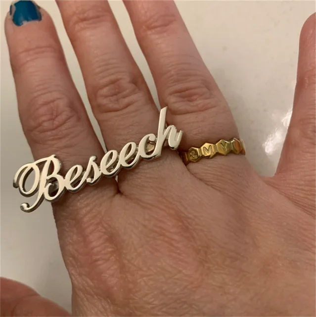 Two Finger Name Ring | DORADO