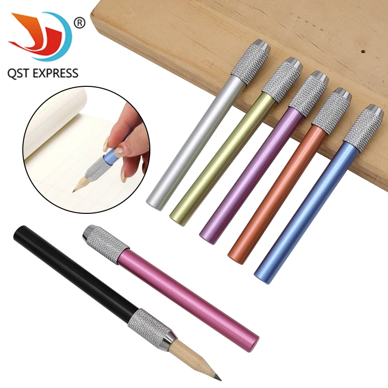 

Adjustable Pencil Extender Holder Writing Tool Children Writing School Office Stationery