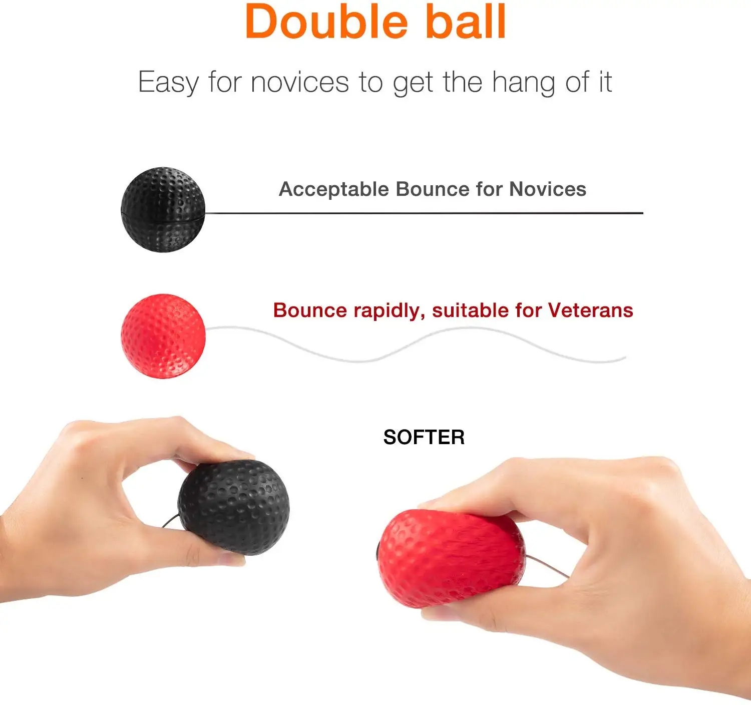 Boxing Ball String on Head Reflex MMA Sanda Muay Thai Speed Reaction Sports Fight Training Equipment Fitness Punching Toy Bands for head mounted speed ball boxing speed ball boxing reaction ball