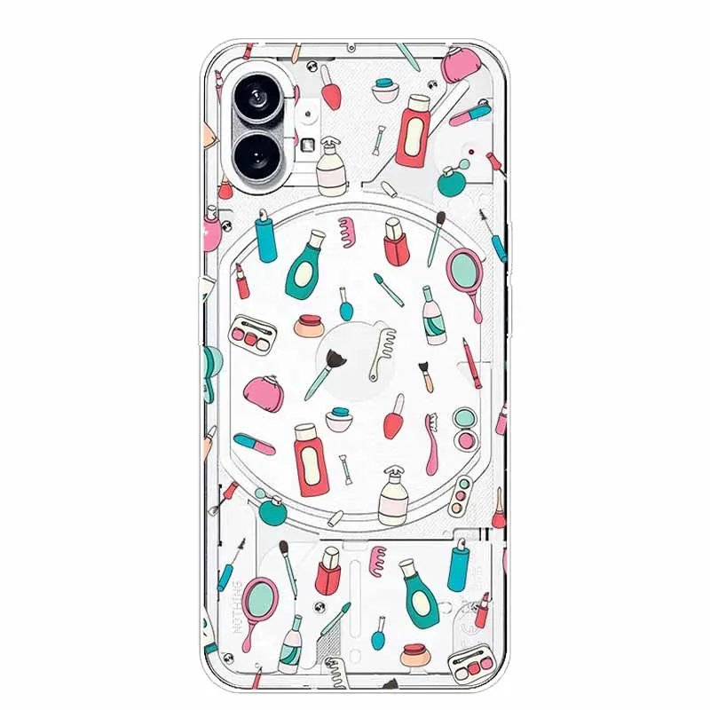 Silicone Soft Cute Transparent Protective Case - Clear TPU Cover