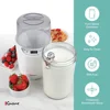 Yogurt Maker with 2 Quart Glass Jar (64 Oz.), White, 2025 Edition, Adjustable Time & Temperature Control 3