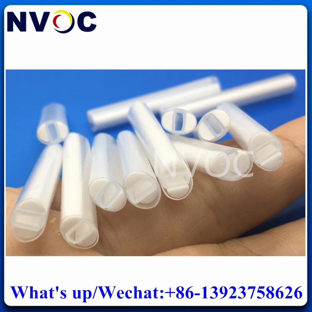 100 Pz 4/6/8/12C Nastro 40Mm 60Mm Doppia Fibra Di Ceramica Tubo Termoretraibile Giunzione Di Fusione Manicotto Protettivo Per Cavo 4/6/8/12F