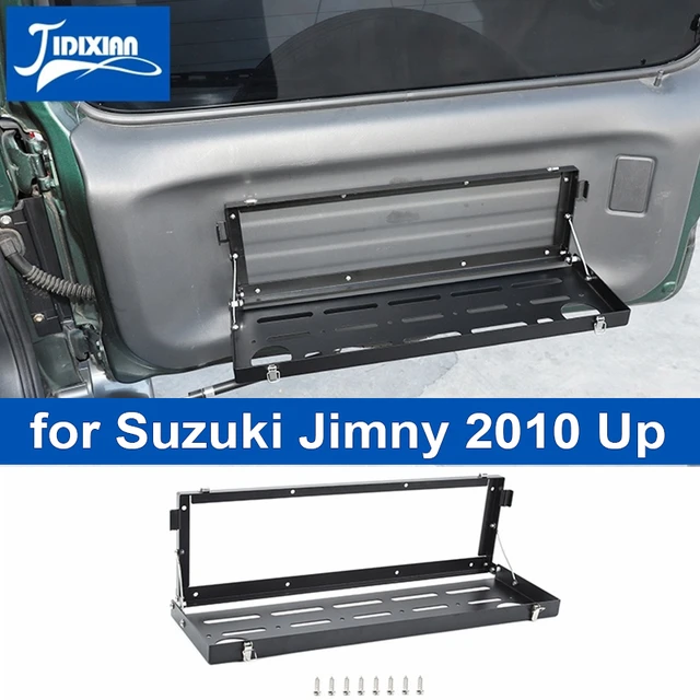 Jidixian Auto Hintertür Fracht gepäckträger Heckklappe faltbare Regal Lager  regal Tablett für Suzuki Jimny 2015-2018 bis Zubehör - AliExpress