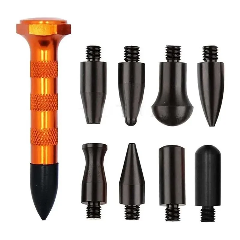 

Auto Body Paint Free Dent Repair Knock Down Pen Aluminum PDR Tap Down Pen Hand Tool for Dent Removal Hail Repair Tool