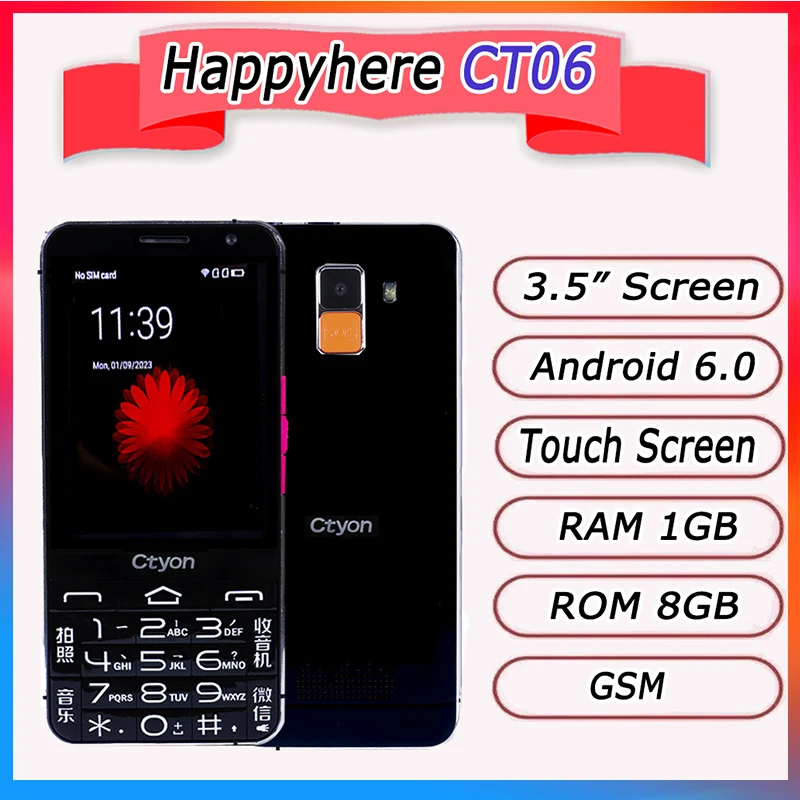 2023 keyboard smartphone 3 5 touch screen android 6 0 celulare1gb ram